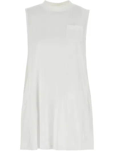SACAI PLEATED MINI DRESS