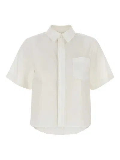 SACAI PLEATED-PANEL SHIRT