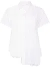 Sacai Pleated Shirt In White