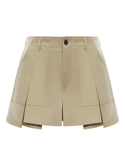 Sacai Cotton Poplin Shorts