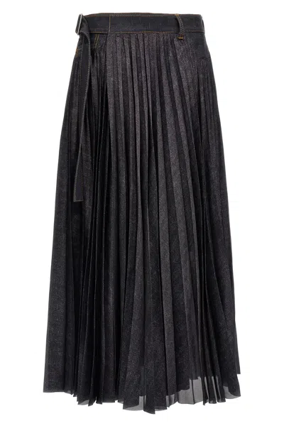 SACAI SACAI PLEATED SKIRT