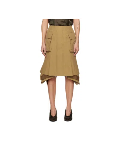 SACAI PLEATED SKIRT