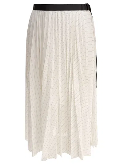 SACAI SACAI PLEATED SKIRT