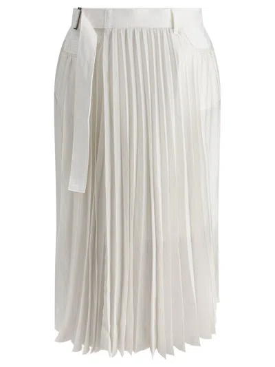 SACAI SACAI PLEATED SKIRT