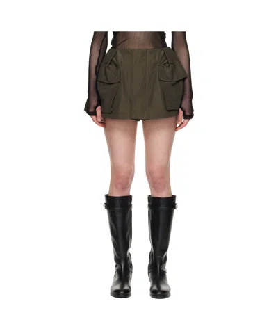 Sacai Pocket Shorts In Black