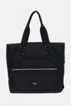Sacai Mens Black Coal Nylon Large Tote Bag In Black