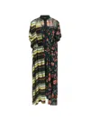 Sacai Pattern Mix Dresses Multicolor In Multi