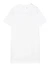 Sacai Popeline Mini Dress In White