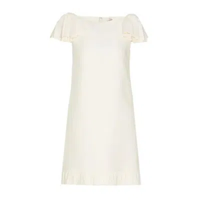 Sacai Poplin And Cotton Jersey Dress