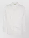 Sacai Camicia Effetto Stratificato In Popeline In White