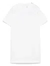 Sacai Popeline Mini Dress In White