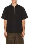 Sacai Poplin Pullover In Black