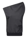 Sacai Poplin Pullover Top In Black
