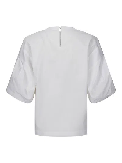 Sacai Poplin Pullover In White