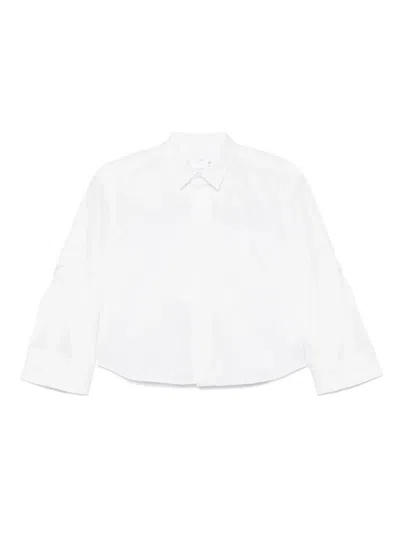 Sacai Poplin Shirt In White
