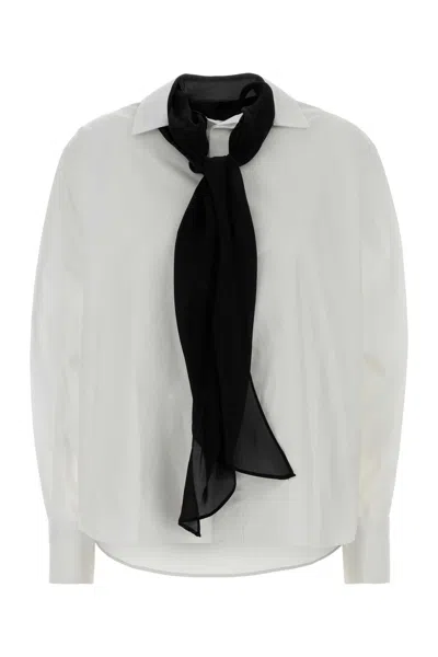 Sacai Poplin Shirt In White