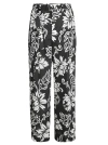 SACAI PRINTED BELTED TROUSERS