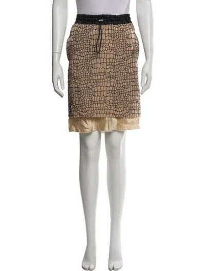 Pre-owned Sacai Printed Knee-length Skirt