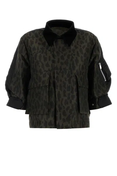 Sacai Printed Polyester Jacket