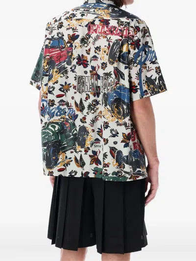 Sacai Printed Shirt In Multi