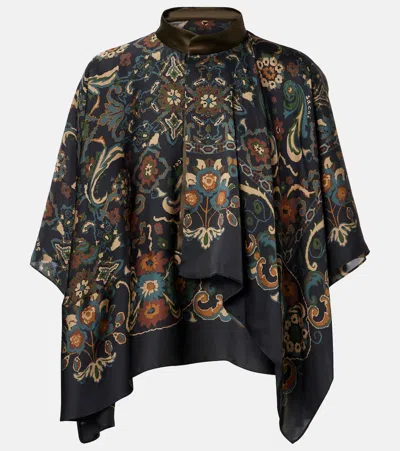 Sacai Printed Top In Multi