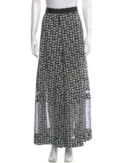 Pre-owned Sacai Printed Wide Leg Pants In Multi