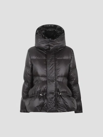 Sacai Puffer Blouson Jacket In Black