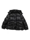Sacai Nylon Puffer Down Jacket In Black