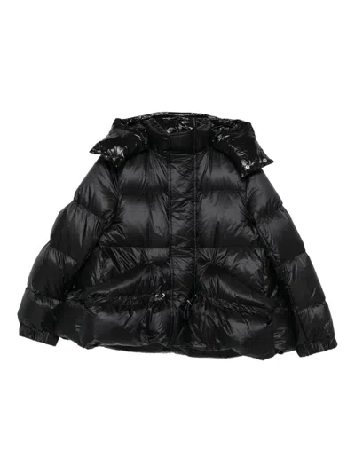 Sacai Puffer Blouson Jacket In Black