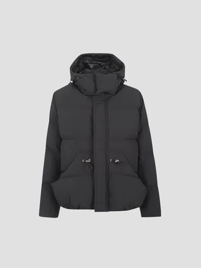 Sacai Puffer Jacket In Black