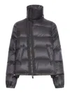 Sacai Black Down Jacket In Black
