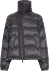Sacai Black Down Jacket In Black