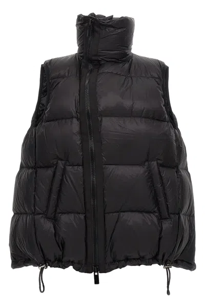Sacai 'puffer' Vest In Black