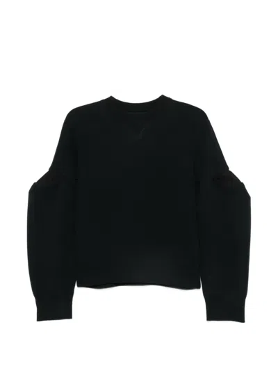 SACAI PUFF-SLEEVE SWEATER