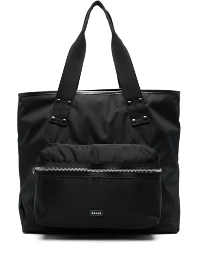 Sacai Quilted Tote Bag