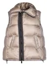 Sacai Quilted Zip-front Gilet In Neutral