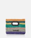 Sacai Small New Shopper Tote Bag In Multicolor