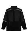 Sacai Reflective-panel Jacket In Black