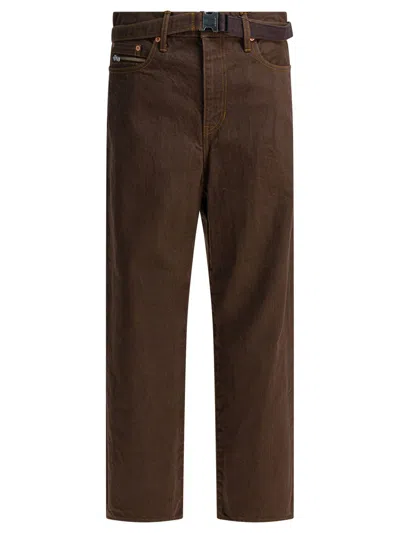 SACAI SACAI RELAXED FIT JEANS