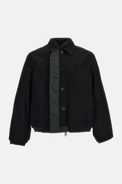 Sacai Reversible Ripstop Nylon Jacket. In Multi