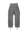 Sacai Ripstop Cargo Pants In Gray