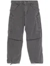 Sacai Ripstop Cargo Pants In Grey
