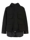 Sacai Ripstop Jacket In Black