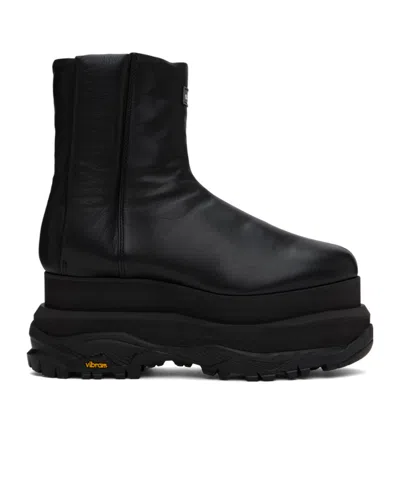 Sacai Round Toe Ankle Boots