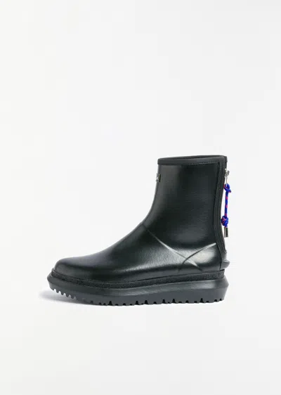 Sacai Rubber Boots In Black