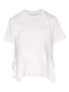 Sacai Short-sleeved T-shirt In White
