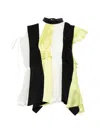 Sacai Ruffled Blouse In Black