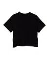 Sacai S Cotton Jersey T-shirt In Black