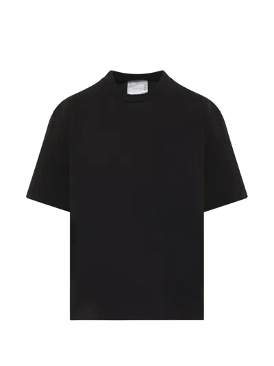 Sacai S Cotton Jersey T-shirt With Pocket In Black