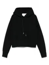 Sacai S Sponge Hoodie In Black
